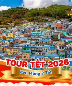 Du Lịch Hàn Quốc: Hà Nội - Seoul - Trượt Tuyết - Busan - Tàu Điện - Làng Văn Hóa Gamcheon 6 Ngày Bay Vietjet Air