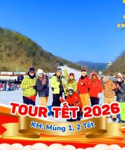 Du Lịch Hàn Quốc: Hà Nội - Seoul - Lotte World - Trượt Tuyết Elysian - Hái Dâu - Tháp Namsan 5 Ngày Bay Vietnam Airlines